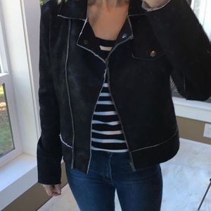Splendid Bonded French Terry Biker Jacket ~ Medium